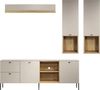 Places of Style Wohnzimmer-Set San Pedro, (Komplett-Set, 4-St), Bestehend aus: TV-Lowboard, Wandboard und 2 Hängeschränken Bild 4