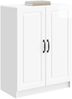 vidaXL Sideboard Hochglanz Weiß 66 x 34,5 x 87 cm Holzwerkstoff 895739 Bild 3
