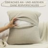 Amilian Dekokissen Sofakissen Couchkissen 2er Set - mit Füllung und Kissenbezug, weich, Hotelverschluss, formstabil Bild 3