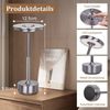Lapalife Nachttischlampe LED Tischlampe Kabellos Akku, Dimmbar, 3 Farbtemperatur, LED fest integriert, Grau Tischleuchte USB Aufladbar für Nachttisch Esstisch Schreibtisch Bild 4