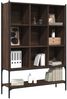 vidaXL Bücherregal Braun Eichen-Optik 102x30x141,5 cm Holzwerkstoff 3214333 Bild 4