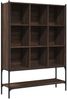vidaXL Bücherregal Braun Eichen-Optik 102x30x141,5 cm Holzwerkstoff 3214333 Bild 2