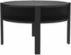 Couchtisch >TOBAGO< in Schwarz rund - 74,4 x 45,5 x 74,4 cm (BxHxT) Bild 2