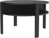 Couchtisch >TOBAGO< in Schwarz rund - 74,4 x 45,5 x 74,4 cm (BxHxT) Bild 3