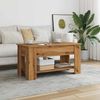vidaXL Couchtisch Artisan-Eiche 101x49x52 cm Holzwerkstoff 856927 Bild 3
