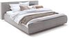 KAWOLA Bett CARLO Polsterbett Stoff grau 140x200cm Bild 3