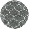 Runder Shaggy Teppich SALSA GREY 160 X 160cm Bild 3