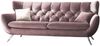 KAWOLA Sofa CHARME 3-Sitzer Velvet roségrau 94 x 95 x 225 cm Bild 3