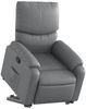 vidaXL Relaxsessel mit Aufstehhilfe Grau Kunstleder 3204889 Bild 3