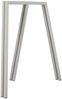 Tischgestell Benito 2er Set, pulverbeschichtetes Metall, modern, Taupe, für flexible Tischlösungen Bild 2