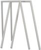 Tischgestell Benito 2er Set, pulverbeschichtetes Metall, modern, Taupe, für flexible Tischlösungen Bild 5