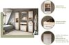 INOSIGN Waschbeckenunterschrank Siena, Breite 60cm, 2 Schubkästen, mit Siphonausschnitt, MDF-Front in verschiedenen Farben erhältlich, Badmöbel, Badschrank, Kommode, Bad Bild 3