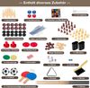 1055 cm Multifunktionstisch 10-in-1 Kombi-Spieltisch mit Tischfußball Hockey Tischtennis Billard Bild 3