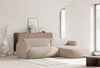 Selsey 'Emia' Ecksofa mit pflegeleichtem Chenillebezug und Schlaffunktion, Creme, rechts Bild 3