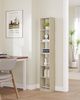 Bücherregal, 6-Tier Bücherschrank, Würfelregal, Modernes offenes Regal aus Holz, Aufbewahrungsregale und Präsentationsregale für Wohnzimmer, Home Office, Schlafzimmer, Eichenbeige Bild 4