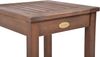 Gartentisch ANNIKA - Eukalyptus, Dunkelbraun, 40x40x35cm | Garten Beistelltisch Wetterfest Outdoor Tisch Bild 3