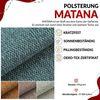Boxspringbett PERA, Polsterbett mit Kopfstütze, gepolsterte Kopfstütze, Einzelbett, 90x200 - Beige Stoff - rechts - H3 Bild 5