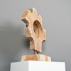 Spiegel KAKI aus massivem Teakholz mit Fuß Teak Holz Massivholz Schminkspiegel Bild 5