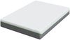 vidaXL Matratze Weiß und Grau 140 x 190 cm Jacquard-Stoff 4106365 Bild 5