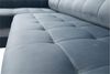 robin SOFA PARIS Stoff Azur/Silber 240x165x90 cm (H 90 x T 165 x B 240 cm) Bild 3