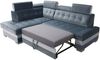 robin SOFA PARIS Stoff Azur/Silber 240x165x90 cm (H 90 x T 165 x B 240 cm) Bild 5