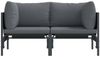 vidaXL Gartenmöbel mit Kissen 2 Stück Anthrazit 80 x 80 x 71 cm Stahl 42009987 Bild 5