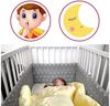 Amilian Bettnestchen - Bettumrandung 180x30 cm für Kinderbett 120x60 geeignet (Kopfschutz), (Nestchen, Kantenschutz), Umrandungen Bild 4