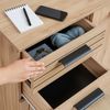 Sideboard Noppen 100x120x38 cm Eicheoptik [en. casa] Bild 5
