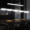 LED Hängeleuchte, Alu Stahl, Glas, Höhenverstellbar, L 89 cm Bild 2