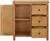 vidaXL Küchenschrank 70 x 35 x 75 cm Massivholz Eiche [289188] Bild 3