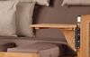 Strandkorb Komplettset - bene living - Ammersee Grande XL Teak - PE grau - Modell 534 - inkl. Liftersystem Bild 3