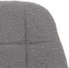 2er-Set Esszimmerstuhl HWC-A60, Küchenstuhl Stuhl Drehstuhl, Stahl FSC® Stoff/Textil Bouclé (450g/m²) ~ grau Bild 5