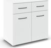 rauch Aditio Box, Kommode, 2-türig, 2 Schubladen, mit Softclose-Funktion, Farbe Weiß, BxHxT 80x81x42cm Bild 3