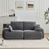 Vankel Ecksofa Modulares Sofa in L-Form, Couch als Schlafsofa mit Cordstoff, Weiches Cordsofa mit Bettfunktion, Hocker und flexiblen Modulen Bild 3