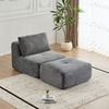 Vankel Ecksofa Modulares Sofa in L-Form, Couch als Schlafsofa mit Cordstoff, Weiches Cordsofa mit Bettfunktion, Hocker und flexiblen Modulen Bild 4