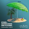 Kingsleeve 'Hawaii' Sonnenschirm, neigbar, UV Schutz 30+, Metall / Polyester grün, Ø 160 Bild 5