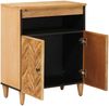 vidaXL Stauraumschränke Braun 60 x 33,5 x 75 cm Massivholz Mango 4018941 Bild 2