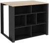 Vente-unique - OPOLE Küchenmöbel Holz, Platte GrauBeige - B 80 cm x H 90,5 cm x L 110,2 cm Bild 4