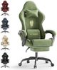 Ferghana Gaming-Stuhl Racing PC Stuhl Verstellbar mit Kopf-,Lendenkissen, Fußstütze (Rückenlehne 90°-125), Ergonomisch, atmungsaktiv Gaming Chair Bild 5