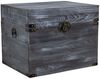 Kistenkolli Altes Land Allzweckkiste Holztruhe Elsa schwarz shabby Schatztruhe Holzkiste mit Deckel Aufbewa (Spar-Set) Bild 5