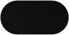 vidaXL Tischplatte Dunkelbraun 80x40x4 cm Massivholz Eiche Oval 4009081 Bild 2