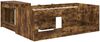 vidaXL Hochbett mit Schreibtisch für Kinder 2 Stk. Geräucherte Eiche 3423474 Bild 5