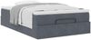 vidaXL Ottoman-Bett mit Matratze Dunkelgrau 120x190 cm Samt 3311172 Bild 5