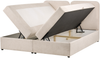 Boxspringbett mit Stauraum Stoff CHANCELLOR 160 x 200 cm Hellbeige Bild 4