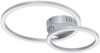 ZMH LED Deckenleuchte 23W Weiß Küchenlampe 3000K 40cm Warmweiß Modern Design 2-RingeLED fest integriert, led, modern, küche, wohnzimmer, schlafzimmer, design, flur Bild 2