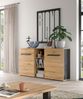 Sideboard (B/H/T: 130x81x37 cm) in Artisan Eiche Nachbildung Bild 5