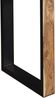 SAM Baumkantentisch Akazie massiv naturfarben schwarzem U-Gestell aus Metall + Holz MELBOURNE, (L)240cm x (B)100cm x (H)77cm Bild 4