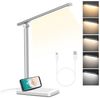 Fine Life Pro LED Schreibtischlampe LED Dimmbare Tischleuchte 15W Tischlampe, Augenschutz-Modus, LED fest integriert, USB-Anschluss Bild 2