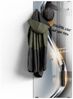 DEQORI Kleiderhaken 'Elegantes Vektordesign', Glas Garderobe hängend Flur Jackenhalter modern Wandgarderobe Haken Bild 2
