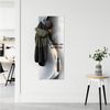 DEQORI Kleiderhaken 'Elegantes Vektordesign', Glas Garderobe hängend Flur Jackenhalter modern Wandgarderobe Haken Bild 3